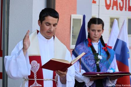 Slovesnost ob odprtju prizidka Prostovoljnega gasilskega društva Tunjice (43)